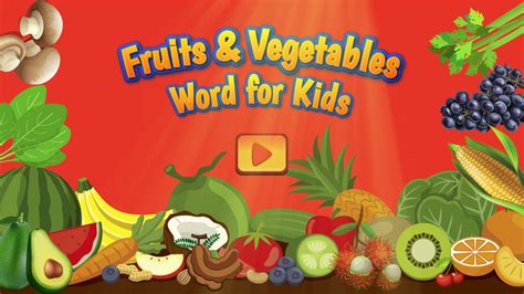 interactive fruit and vegetable games.